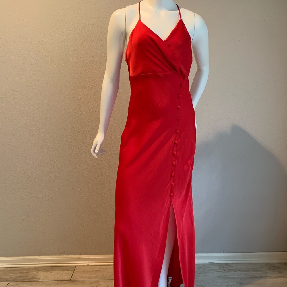 COPY - Zara Red Slip Dress